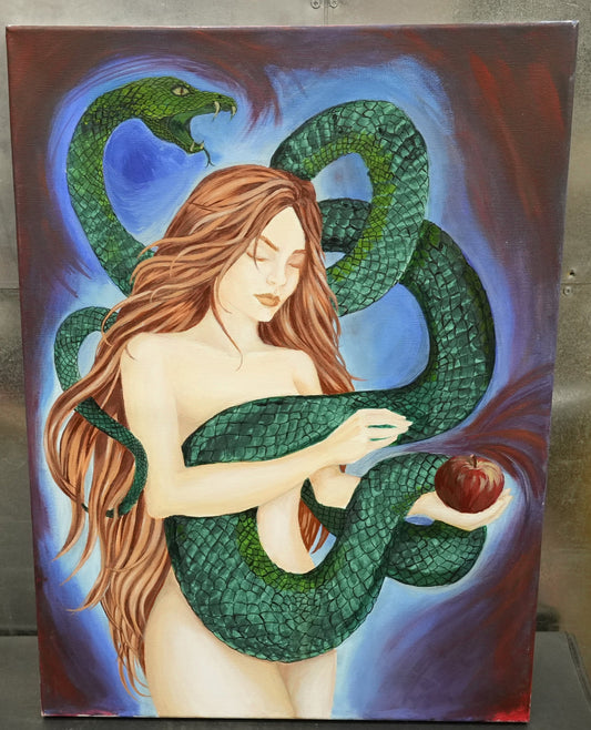 24x18 Hand Painted Feeling the pain during the war