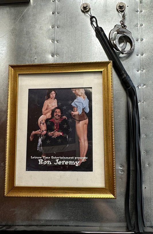 13xx16 Framed Picture Signed by Ron Jeremy
