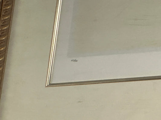 30x27 Framed Limited Edition 321/500 Salvadore Dali Lithograph