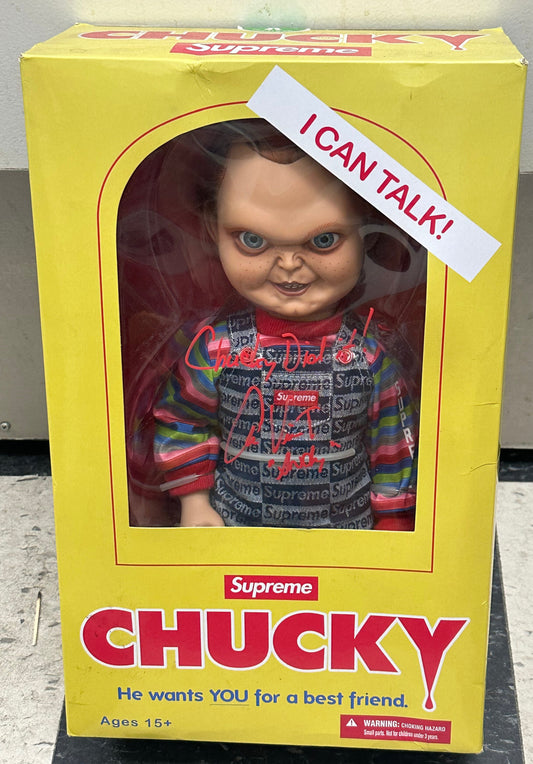 15" Supreme Chucky Talking Doll - 78035 **SEALED** signed by Alex Vincent who played Andy