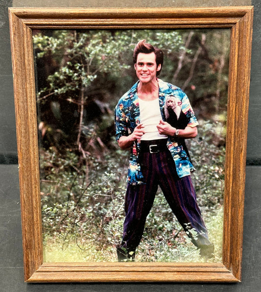 8x10 Frames and Singed by Jim Carrey in "Ace Ventura pet detective"