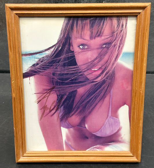 8x10 Framed and Signed by Tara Banks