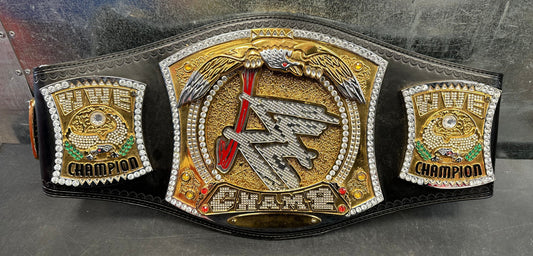 WWE official authentic championship spinner belt signed by John Cena