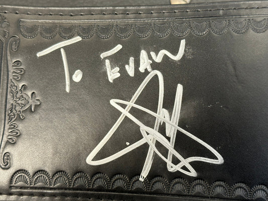 WWE official authentic championship spinner belt signed by John Cena