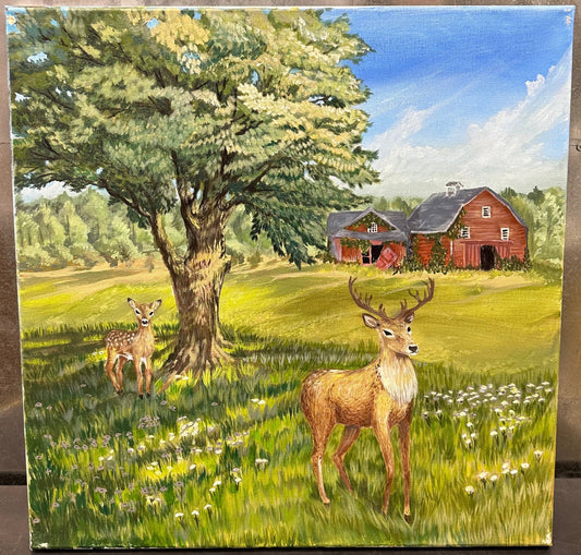 20x20 Hand Painted Pennsylvania Cranberry Manor backyard barns