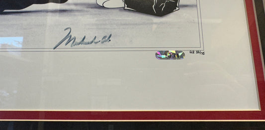26x30 1999 Limited Edition 33/75 Muhammad Ali "The Greatest" Looney Tunes SIGNED BY ALI